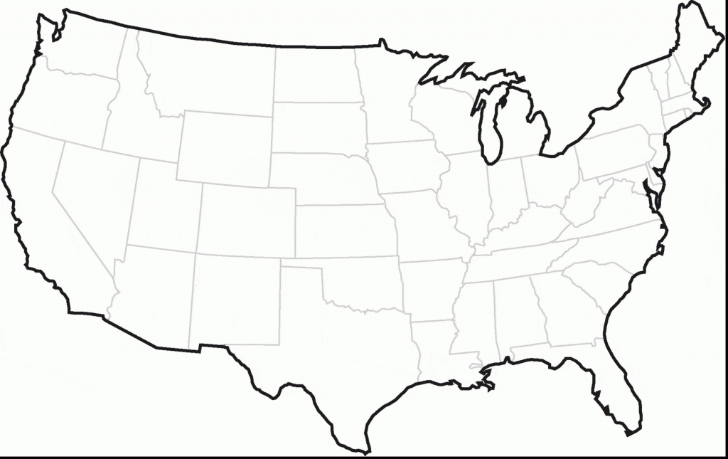 Map Of The Us Colored States Usa States Colored Blank Beautiful | Blank Usa Political Map
