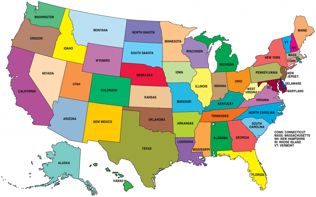 Map Of The Us States Labeled Statesbright New Top Map United States | Printable Map Of The United States With States Labeled