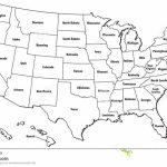 Map Of The Usa States And Capitals Printable Us Map With States And | Printable Us Map With State Names