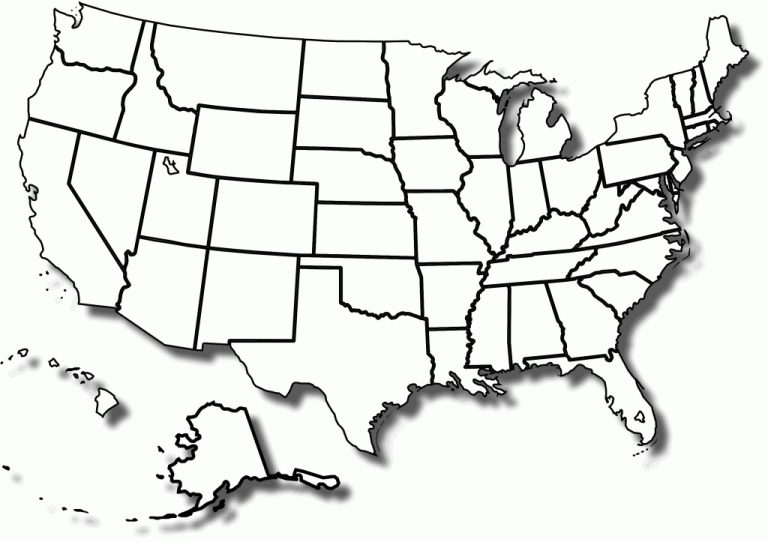 Map Of United States Blank Printable - I'd Like To Print This Large ...