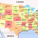Map Of Usa With States And Capitals Labeled And Travel Information | Printable Us Map With States And Capitals Labeled