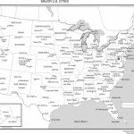 Maps Of The United States | Printable Map Of The United States With Major Cities