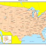 Maps Of The United States | Printable Map Of Usa With States And Capitals And Major Cities