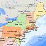 Northeastern Us Maps | Printable 8X11 Map Of The United States