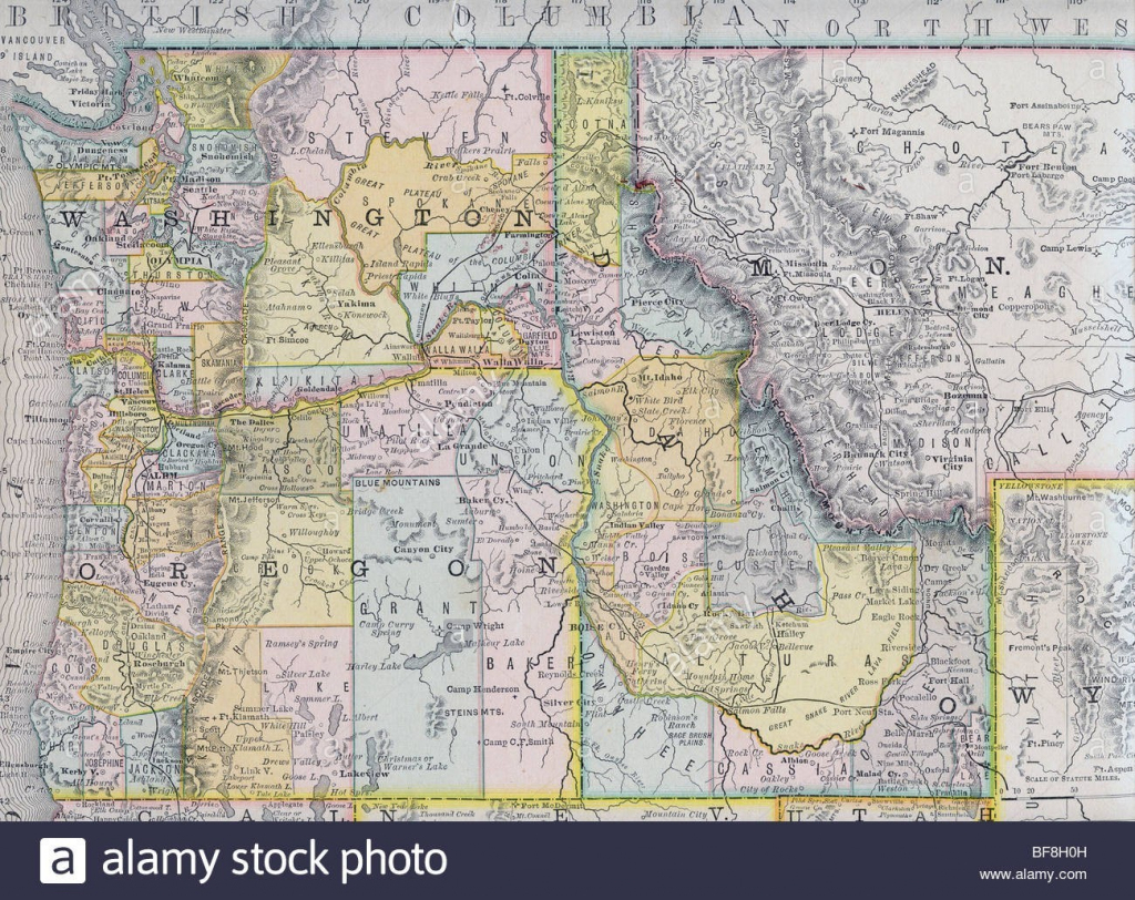 Northwestern States Road Map Maps To Print United Pacific Inside Of | Printable Map Of Northwest United States
