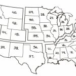Numbered Map Of Usa Printable Refrence United States Map Blank With | Printable Us Map With Numbers