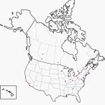 Outline Map Of Us And Canada Usacanadaprinttext Inspirational United | Printable United States And Canada Map