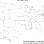 Pinsarah Brown On School Ideas | State Map, United States Map | Free Printable Blank Map Of The United States Of America