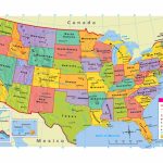 Political Map Of Us States And Travel Information | Download Free | Printable Us Political Map