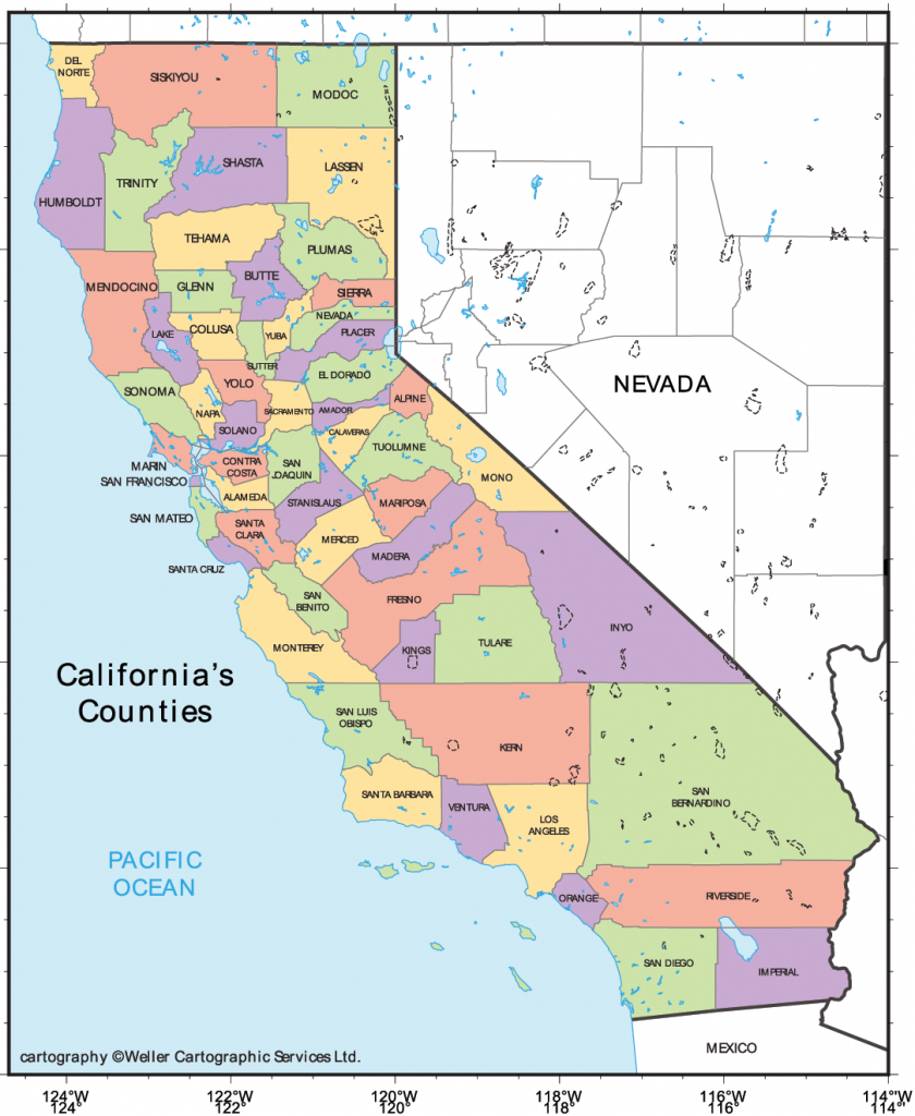 Print Out California | State Coloring Pages Usa Printable Printable | Printable Map Of California Usa