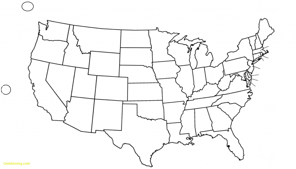 Printable Blank Us State Map Fresh United States Map Blank Outline | Printable Us Map By State