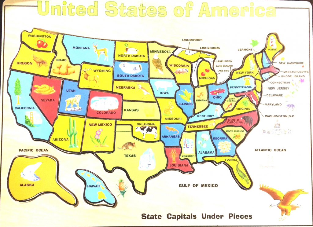Printable Map Of California For Kids Free Printable Map Us Printable | Map Of The United States Puzzle Printable