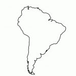 Printable Map Of North And South America And Travel Information | Printable South America Map Outline