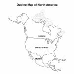 Printable Map Us Mexico Save Printable Map Of North America | Printable Map Of Us And Mexico