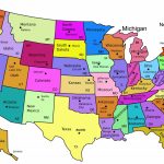 Printable States And Capitals Map | Free Printable Map Of Usa States And Capitals