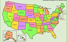 Printable United States Map With Time Zones And State Names New Us | Printable United States Map With State Names And Time Zones