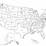 Printable Us Map Capitals United States Map Capitals America | Large Printable Map Of Usa