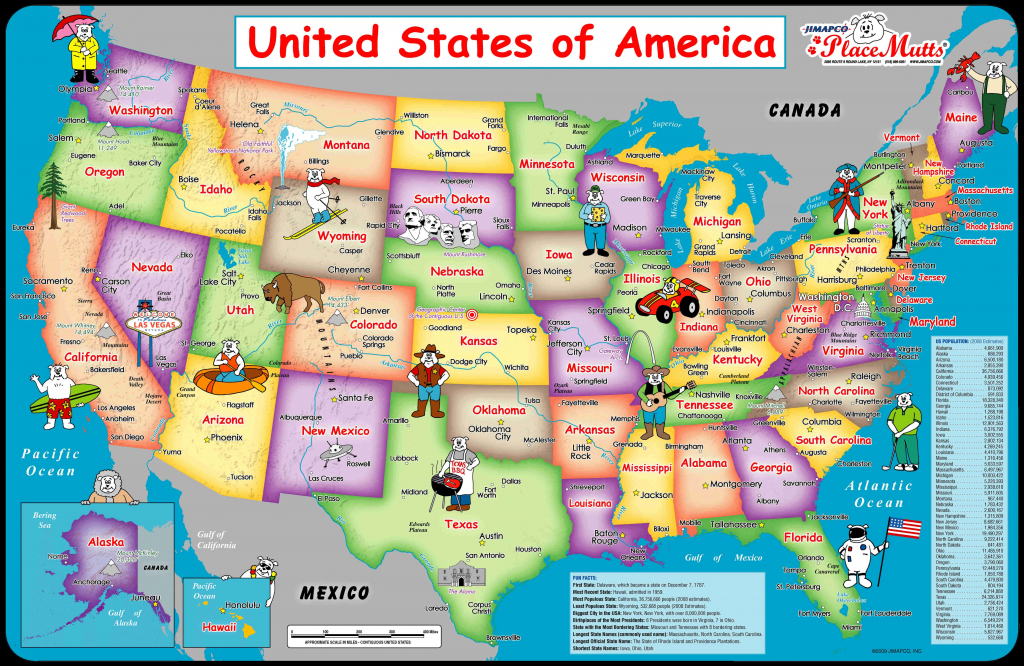Printable Us Map For Kindergarten Save United States Map For | Kid Friendly Printable Us Map