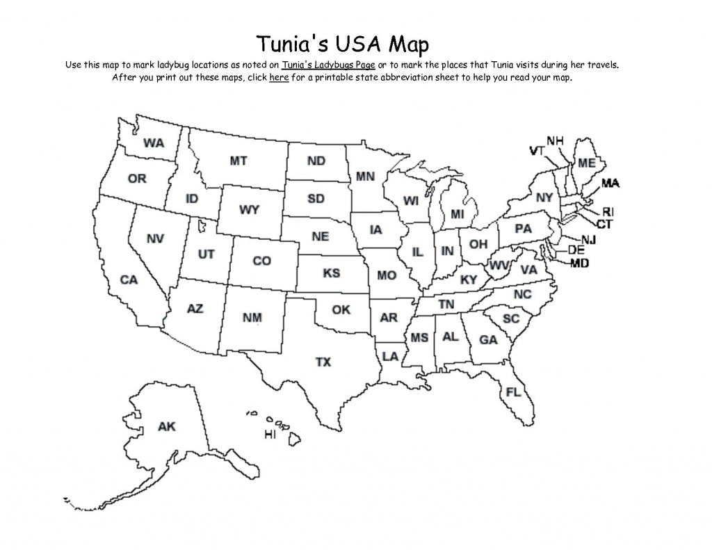 Printable Us Map With Abbreviations Best Us Map W State | Printable Us Map With Abbreviations