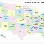 Printable Us Map With Capital Cities Fresh Printable Us Map With | Printable Us Map With Cities And States