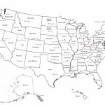 Printable Us Map With Capitals Us States Map New East Coast Us | Printable Map Of Usa With States And Capitals