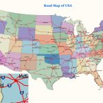 Printable Us Map With Interstate Highways Save Map United States | United States Road Map With Cities Printable