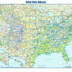 Printable Us Map With Interstate Highways Save United States Major | Printable Us Map With Cities And Highways