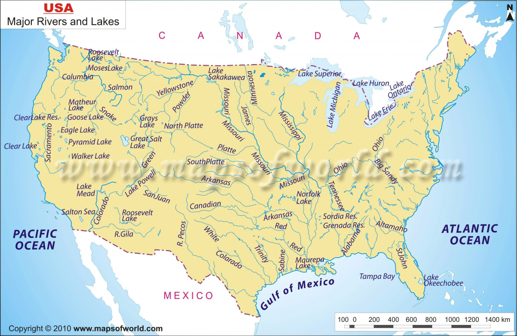 Printable Us Map With Rivers Valid North America Map Mountains | Printable Us Map With Mountains And Rivers