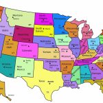 Printable Us Map With States And Capitals Labeled New Printable Map | Printable Map Of Usa With Capitals