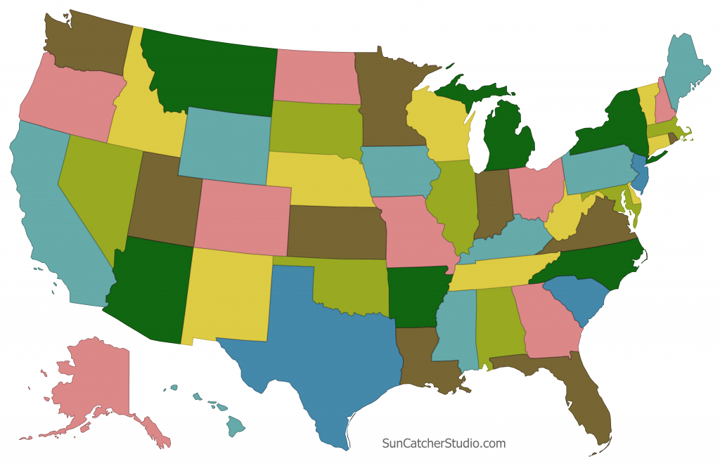 Printable Us Maps With States (Outlines Of America - United States) | Printable Us Map In Color