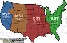 Printable Us Time Zone Map With States Valid 10 Inspirational | Printable Map Of Us States With Time Zones