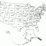 Printable Usa States Capitals Map Names | States | States, Capitals | Printable United States Map With State Names