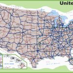 Road Map Of Michigan Highways Printable Us Map With Interstate | Printable Us Map With Highways