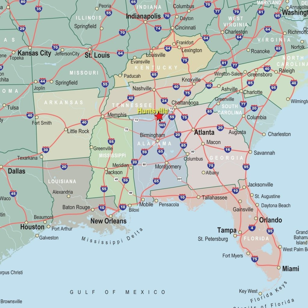 Road Map Of Southeastern United States Usroad Awesome Gbcwoodstock Com | Printable Road Map Of Southeast United States