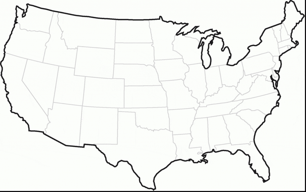 Simple Us Map Printable Valid Printable United States Map Blank New | Simple Map Of The United States Printable