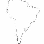 South America Outline Printable American Map 8 | Globalsupportinitiative | Printable South America Map Outline