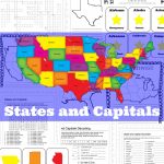States And Capitals Printable Flash Cards And Worksheets   Only | Printable Us Map Flashcards