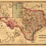 Texas Map Giant 1866 Old Texas Map Old West Map Antique | Giant Printable United States Map