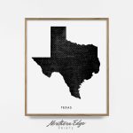 Texas Map Printable Art United States Print Printable Us | Etsy | 8X10 Printable Us Map