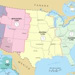 Time In The United States   Wikipedia | Printable United States Time Zone Map With Cities