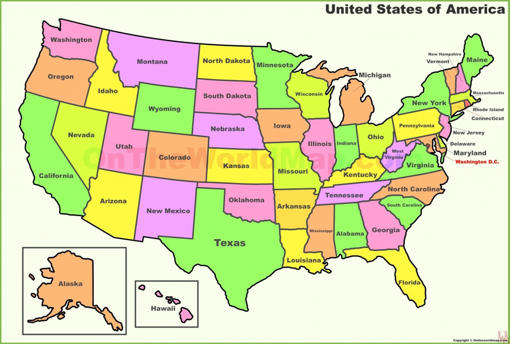 United State Political Map | Indiafuntrip | Printable Political Map Of The United States