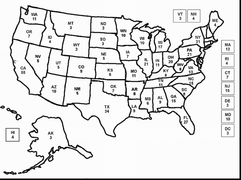 United States Black And White Outline Map Best Printable Blank Usa | Printable Usa Map For Kindergarten