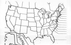 United States Blank Map Quiz Printable Save Blank Map United States | Printable Blank Map Of The United States Quiz