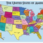 United States Capitals Quiz Printable   Google Search | School | Printable Map Of The United States Of America With Capitals