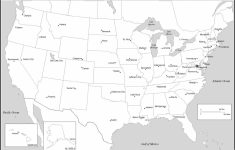 United States Labeled Map | Printable Labeled Map Of The United States