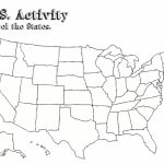 United States Map Blank With Capitals New Printable Us Map With | Printable Blank United States Map With Capitals