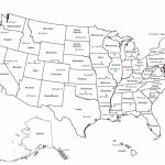 United States Map Capitals America Printable In Usa Of Us Maps And | Enlarged Printable United States Map