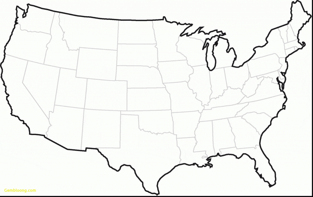 United States Map State Borders Fresh California State Map Outline | Blank Usa Map Of States