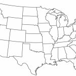 United States Of America Blank Map New United States Map Outline | Free Printable Blank Map Of The United States Of America