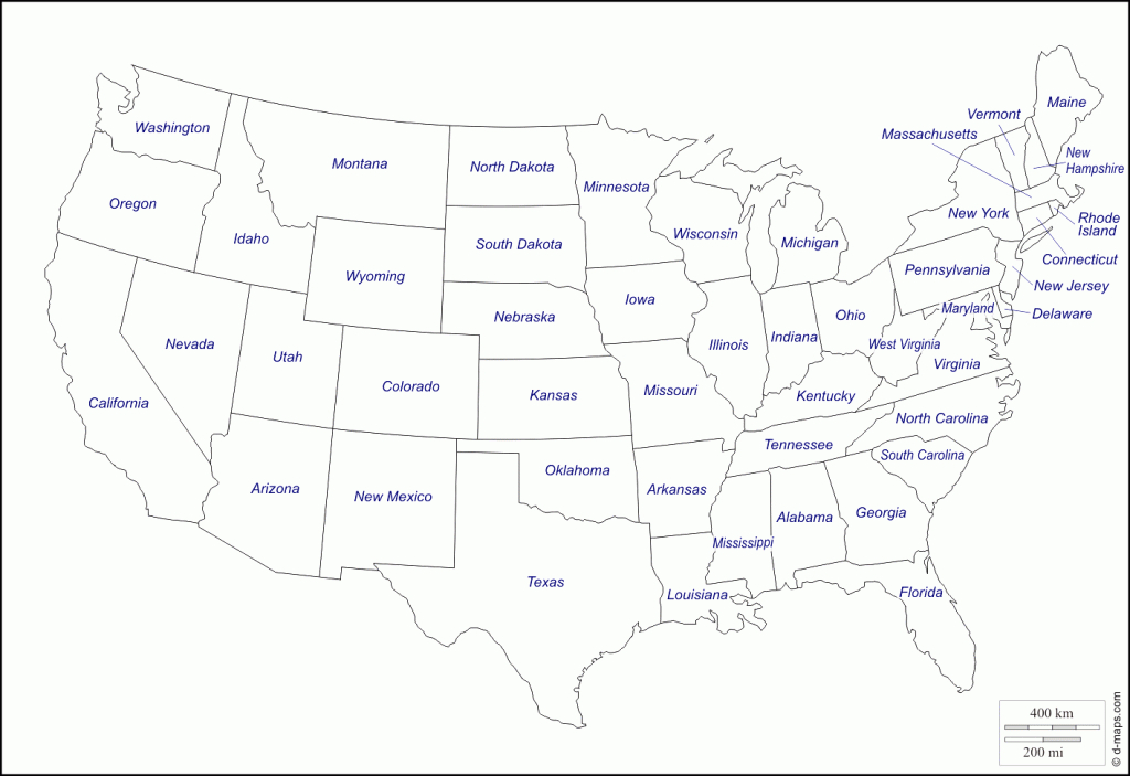 United States Of America Usa Free Map Blank Endear With State Best | Free Printable Map Of The United States With Names